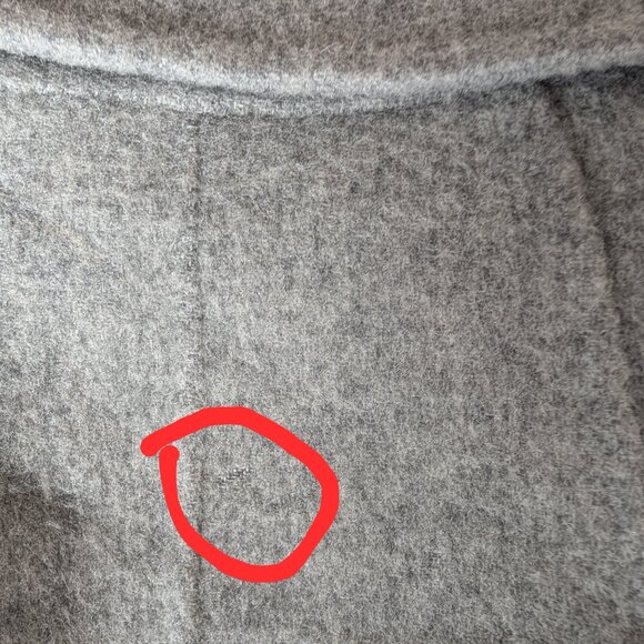 Theory Open Front Coat in Double-Face Wool-Cashmere - Size Small - Picture 6 of 10